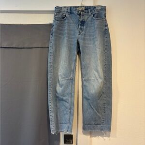 Madewell Darted Barrel Leg Jeans